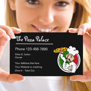 Pizza Pie Italian Restaurant Business Card