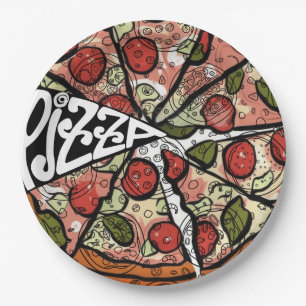Pizza Pie Paper Plate