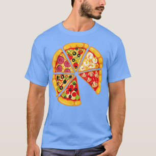 Pizza Pie & Slice Dad And Son Matching Pizza Fathe T-Shirt