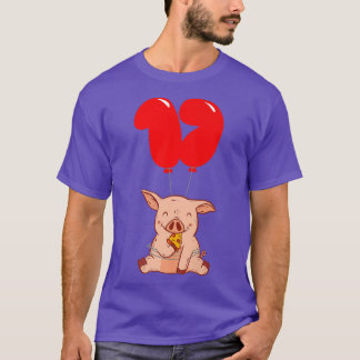 Pizza Pig - 17th Birthday - Kids Balloon Party Pre T-Shirt
