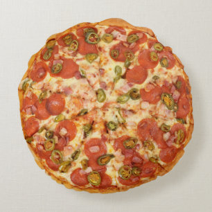 Pizza Pillow - Round Pizza Throw