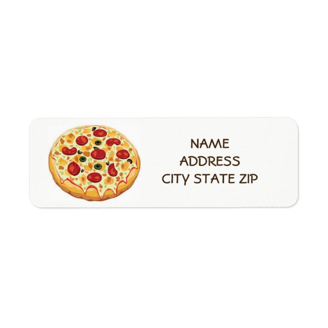 **PIZZA PIZZA PIZZA** RETURN ADDRESS LABELS (Front)