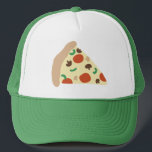 PIZZA PIZZA PIZZA TRUCKER HAT<br><div class="desc">Check out this funny pizza hat and check my shop for more matching items like mugs,  stickers and more. And of course more cat stuff too.
 
 Customize this with a name or other text.</div>