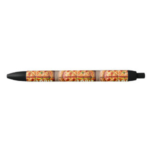 Pizza Pizzeria Design Black Ink Pen