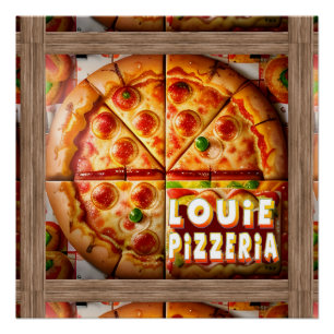 Pizza Pizzeria Design Poster