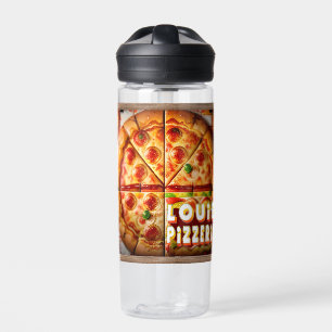 Pizza Pizzeria Design Water Bottle