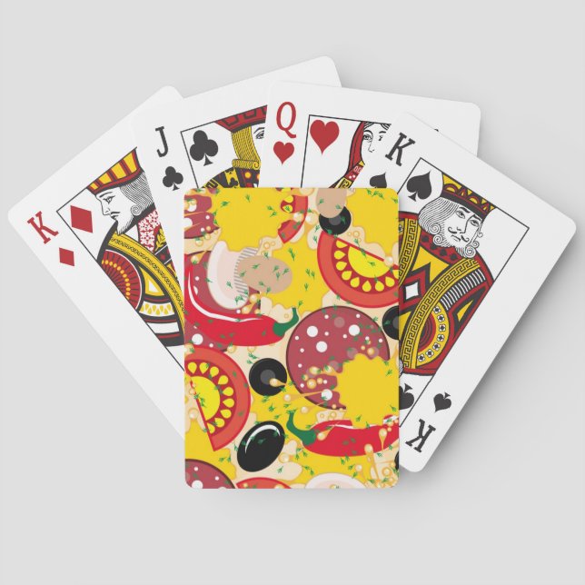 Pizza Playing Cards (Back)
