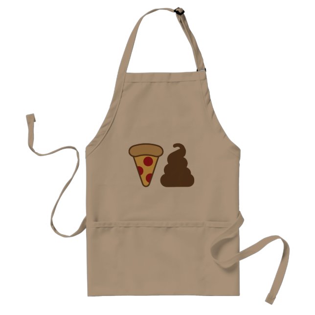 Pizza Poop Standard Apron (Front)