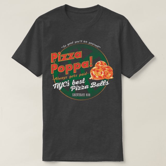 Pizza Poppa T-Shirt (Design Front)