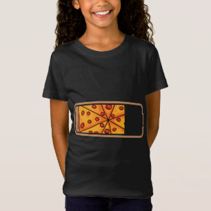 Pizza Power Slice Battery Pizzeria Pizzaiolo Itali T-Shirt