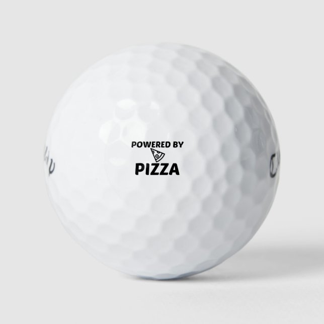 PIZZA POWERED GOLF BALLS (Front)