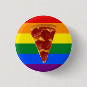 Pizza Pride 3 Cm Round Badge
