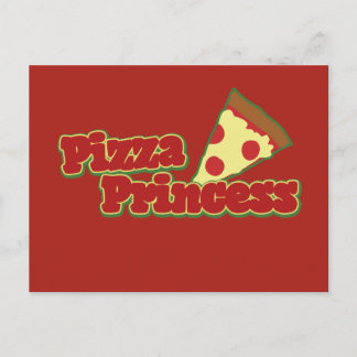 Pizza Princess Postcard