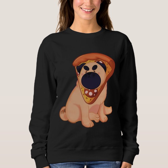 Pizza Pug Classic T-Shirt 217 Sweatshirt (Front)
