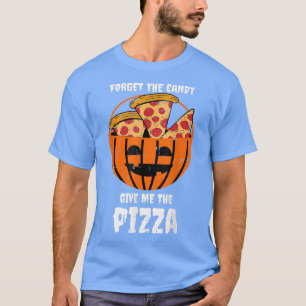 Pizza Pumpkin Jackolantern Costume Easy Halloween T-Shirt