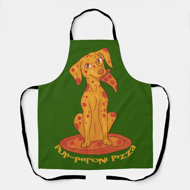 Pizza Puppy Apron (Front)