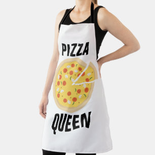 PIZZA QUEEN LADIES KITCHEN APRONS