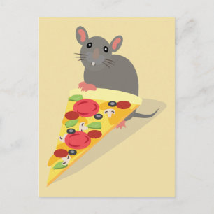 Pizza Rat Postcard