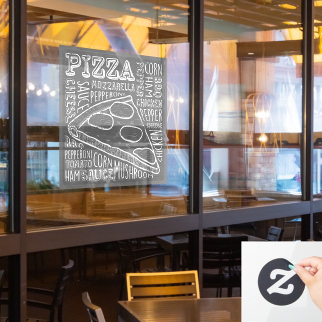 Pizza Restaurant Business (Restaurant Window)