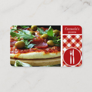pizza restaurant business card
