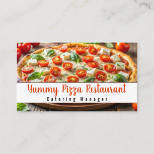 Pizza Restaurant Caterer Catering Service Events Business Card
