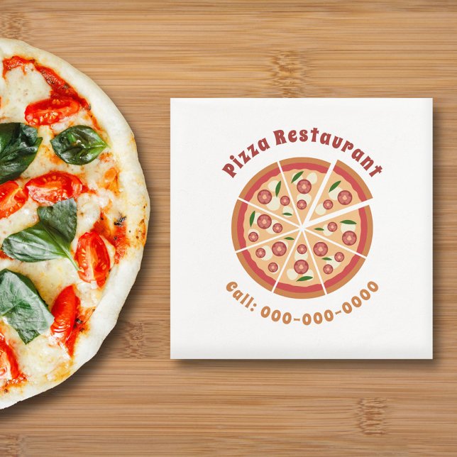 Pizza Restaurant Napkin (Pizza Napkin)