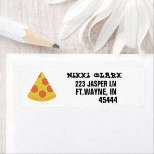 PIZZA RETURN ADDRESS LABELS