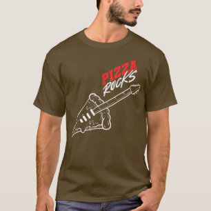 Pizza Rocks Guitarist 23534377 T-Shirt