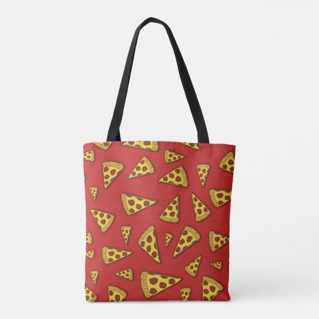 Pizza Rules! Tote Bag (Back)