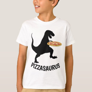 PIZZA SAURUS Funny Dinosaur T-shirts Kids