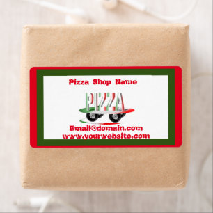 Pizza service,red green ,personalised