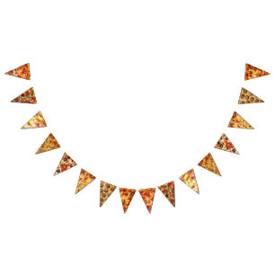 Pizza Shop Pizza Party Variety Cheesy  Bunting