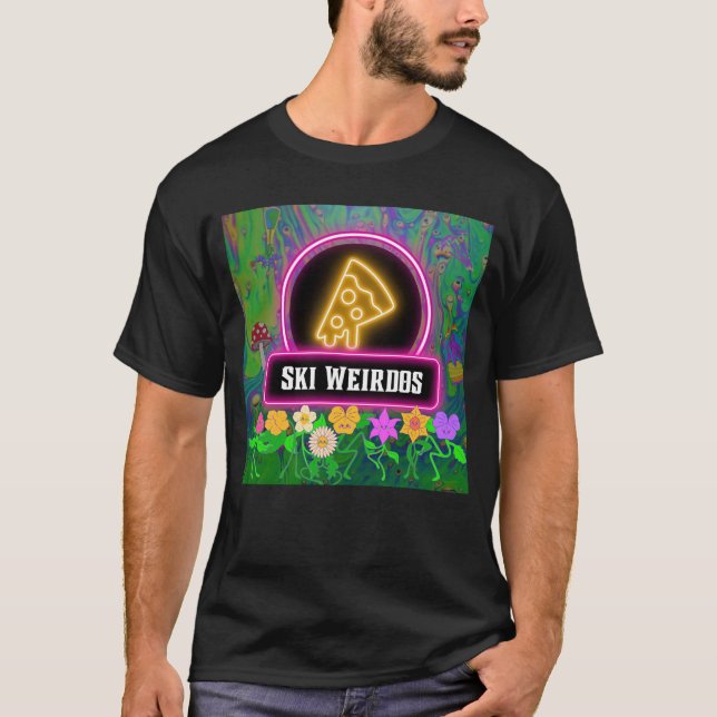 Pizza Ski Weirdos OG  T-Shirt (Front)