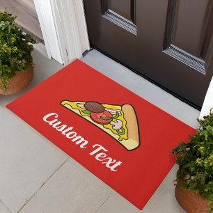 Pizza slice doormat