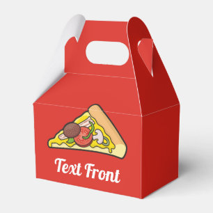 Pizza slice favour box