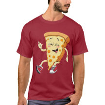 pizza slice fun graphic tee for food lovers t-shir