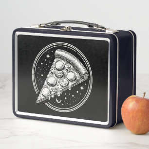Pizza Slice Fun Metal Lunch Box
