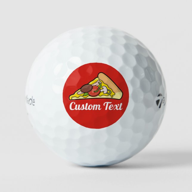 Pizza slice golf balls (Front)