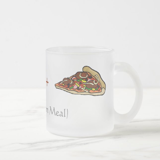 Pizza Slice - Italian Meal Funny Beer Mug (Right)