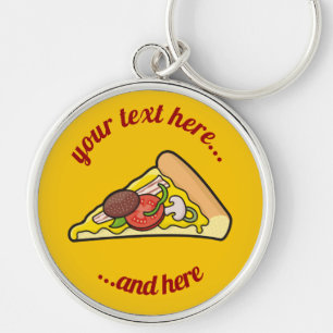 Pizza Slice Keychain