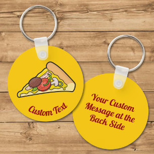 Pizza Slice Keychain