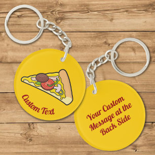 Pizza Slice Keychain