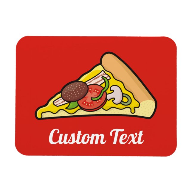 Pizza Slice Magnet (Horizontal)