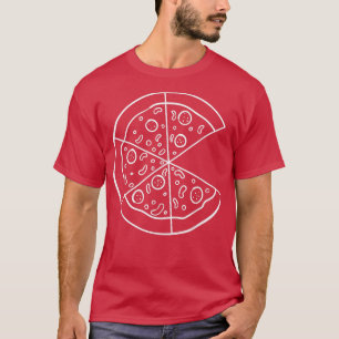 Pizza Slice Matching Couple For Food Lovers Pizza  T-Shirt