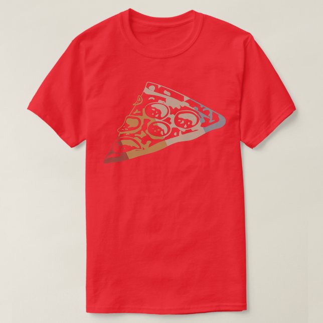 Pizza Slice Retro Style Vintage  1128  T-Shirt (Design Front)