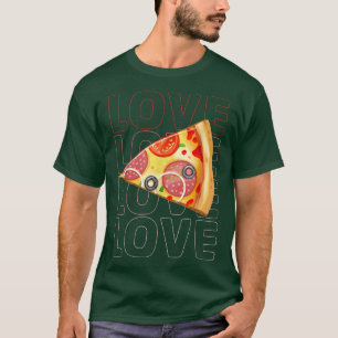 Pizza Slice Valentines Couples Matching Pyjamas Fo T-Shirt