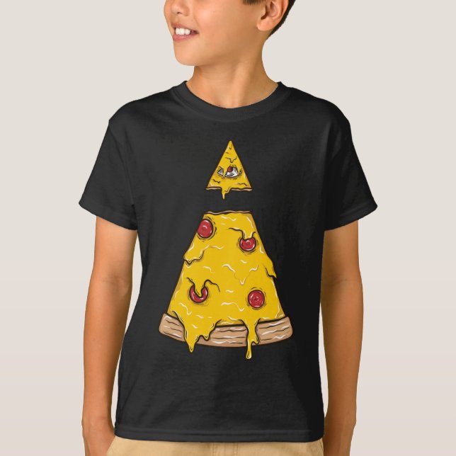 Pizza Slice With cheese and Pepperoni T-Shirt (Front)