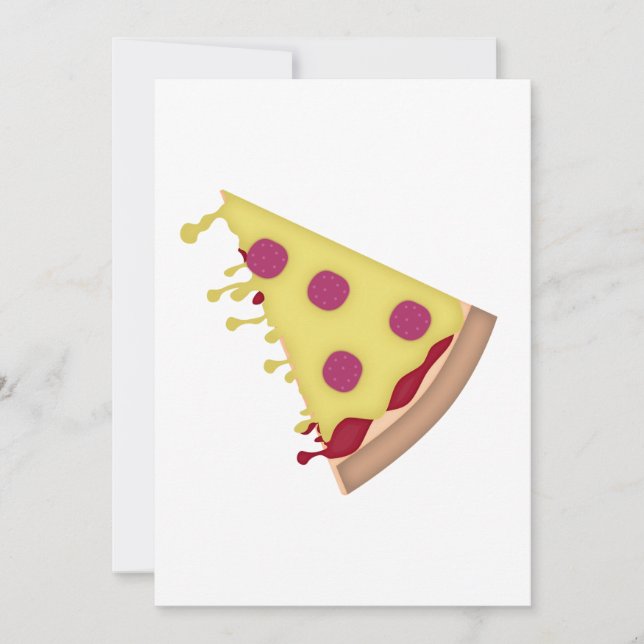 Pizza Slices Holiday Card (Front)