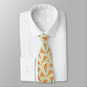 Pizza Slices Pattern Tie