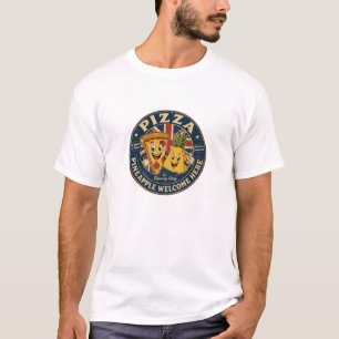 Pizza Society Pineapple Welcome Here T-Shirt